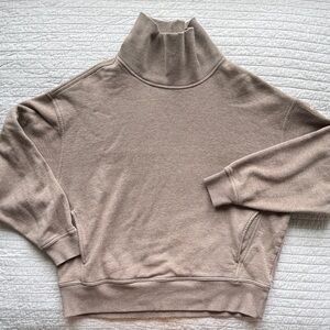 Hazy Mockneck Pullover - Mushroom Heather